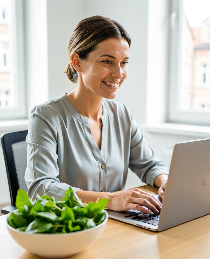 Nutritionist in consultation